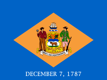 Flagge Delaware