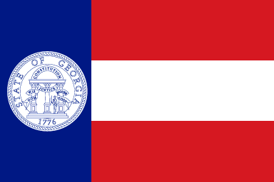 Flagge Georgia 1920-1956