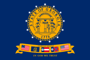Flagge Georgia 2001-2003