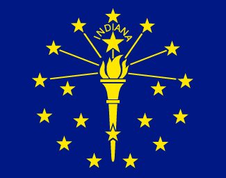 Flagge Indiana