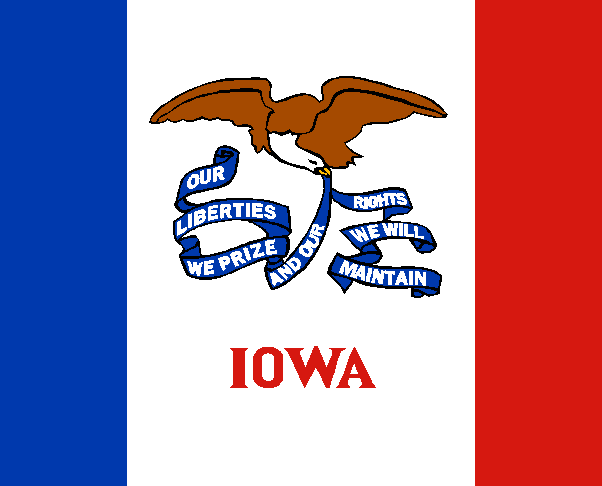 Flagge Iowa