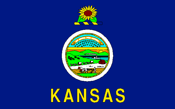 Flagge Kansas
