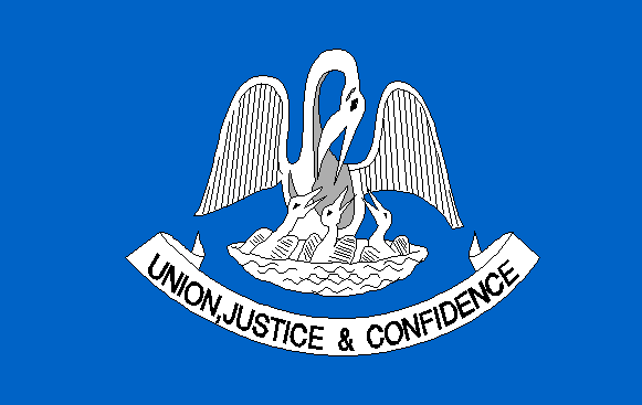 Flagge Louisiana