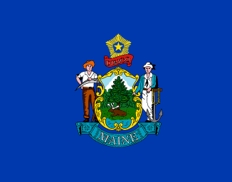 Flagge Maine