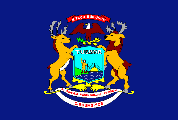 Flagge Michigan