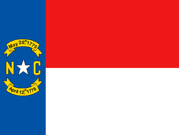 Flagge North Carolina