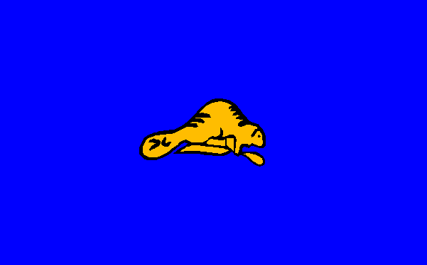 Flagge Oregon (R&uuml;ckseite)