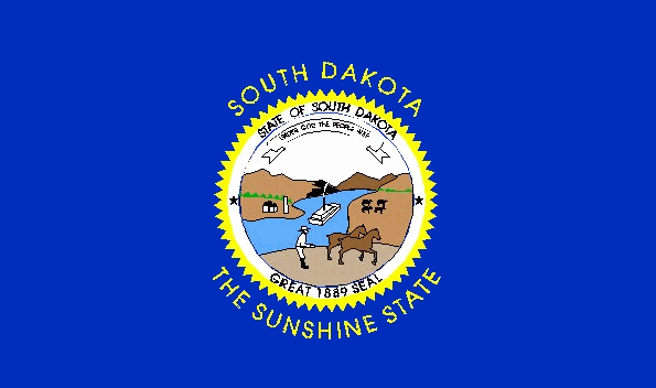 Flagge S&uuml;d Dakota